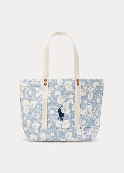 Dámské Kabelka Polo Ralph Lauren Canvas Floral Medium - 23785-ZEIR